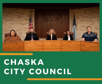 Chaska City Council, Council Members sitting in Chambers