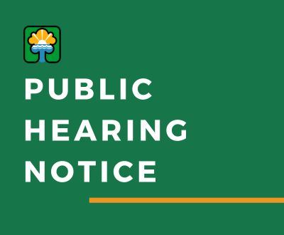 City of Chaska logo, Public Hearing Notice