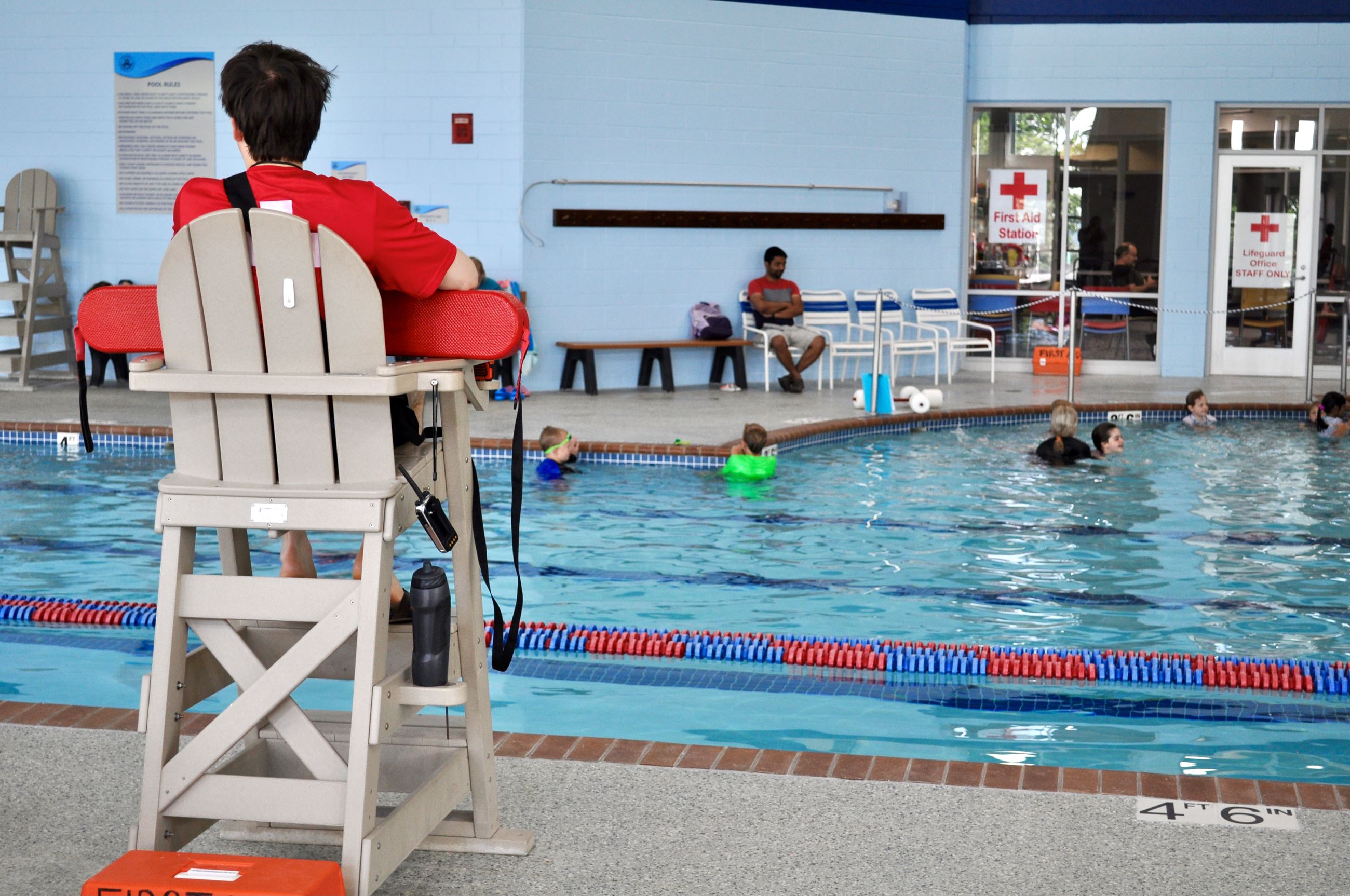 Lifeguard in Chair