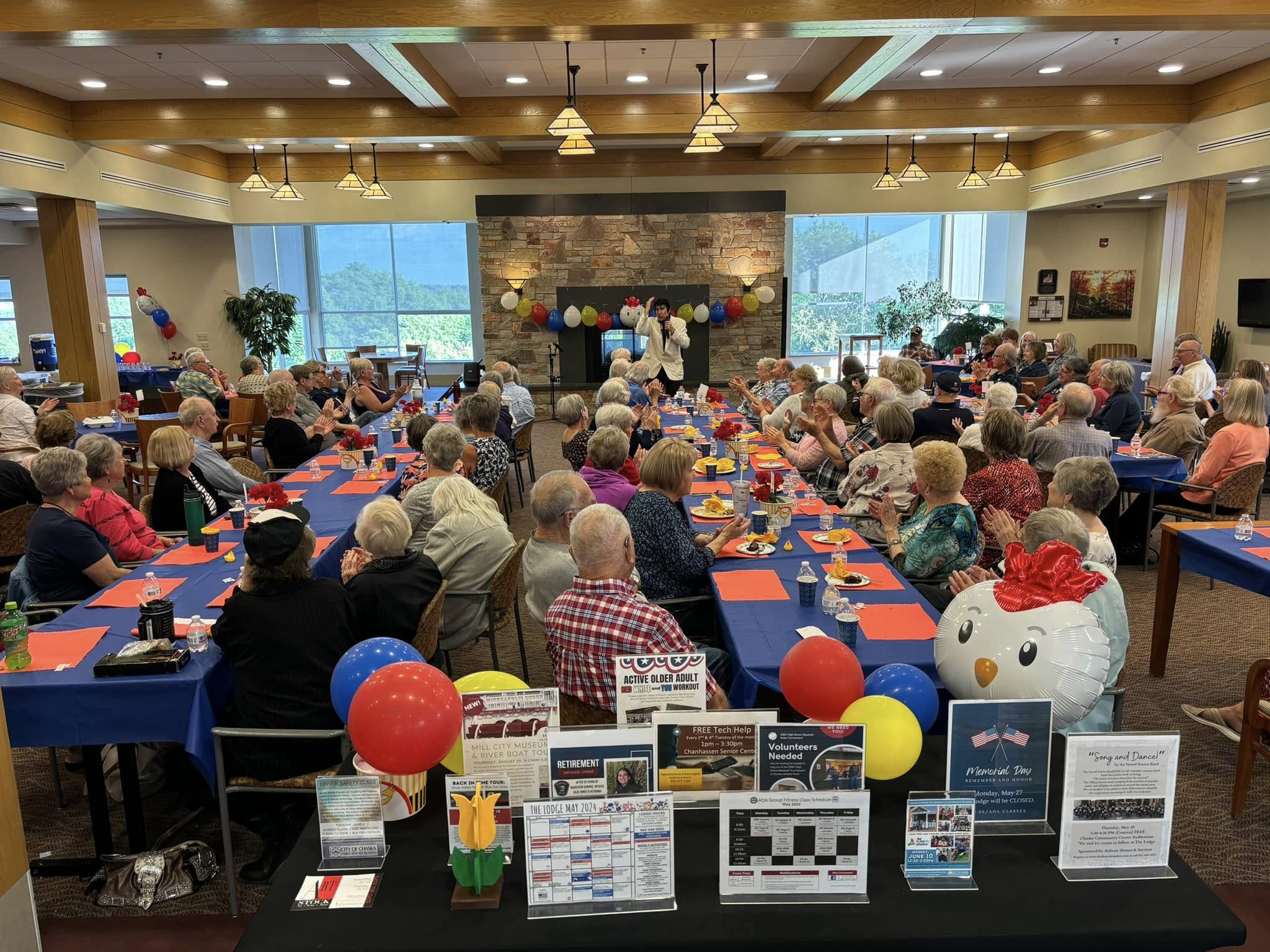 Chicken Dinner in the Lodge