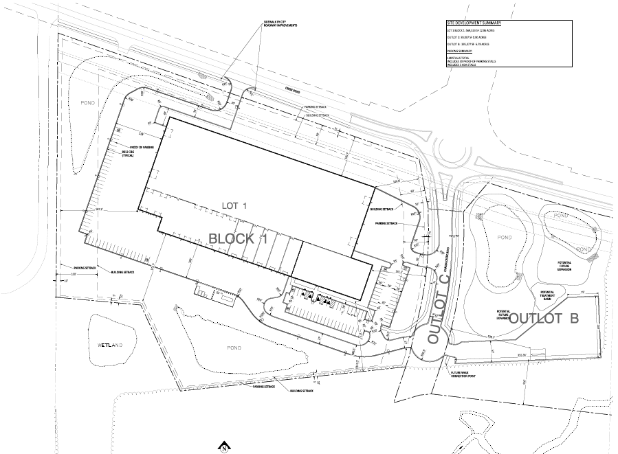 Municipal Services Building Site Plan